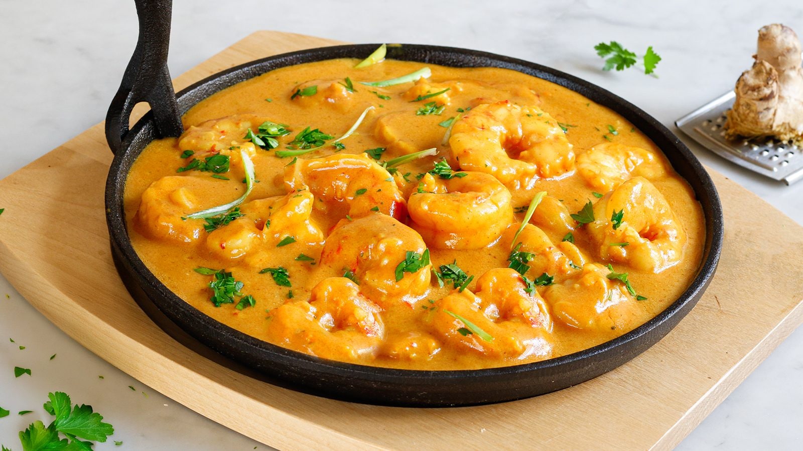 Prawn Cream & Curry | Italian Twist on a Classic