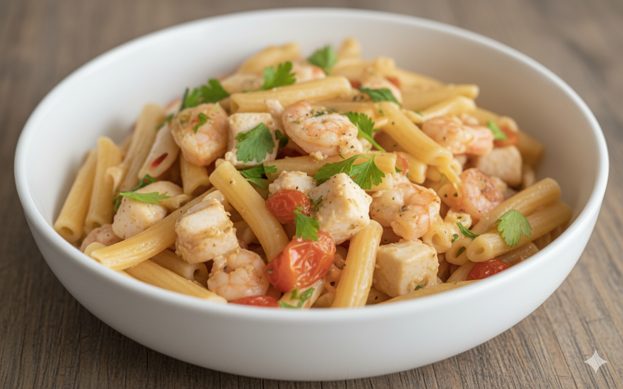 Prawn & Swordfish Pasta | Fresh, Light & Coastal