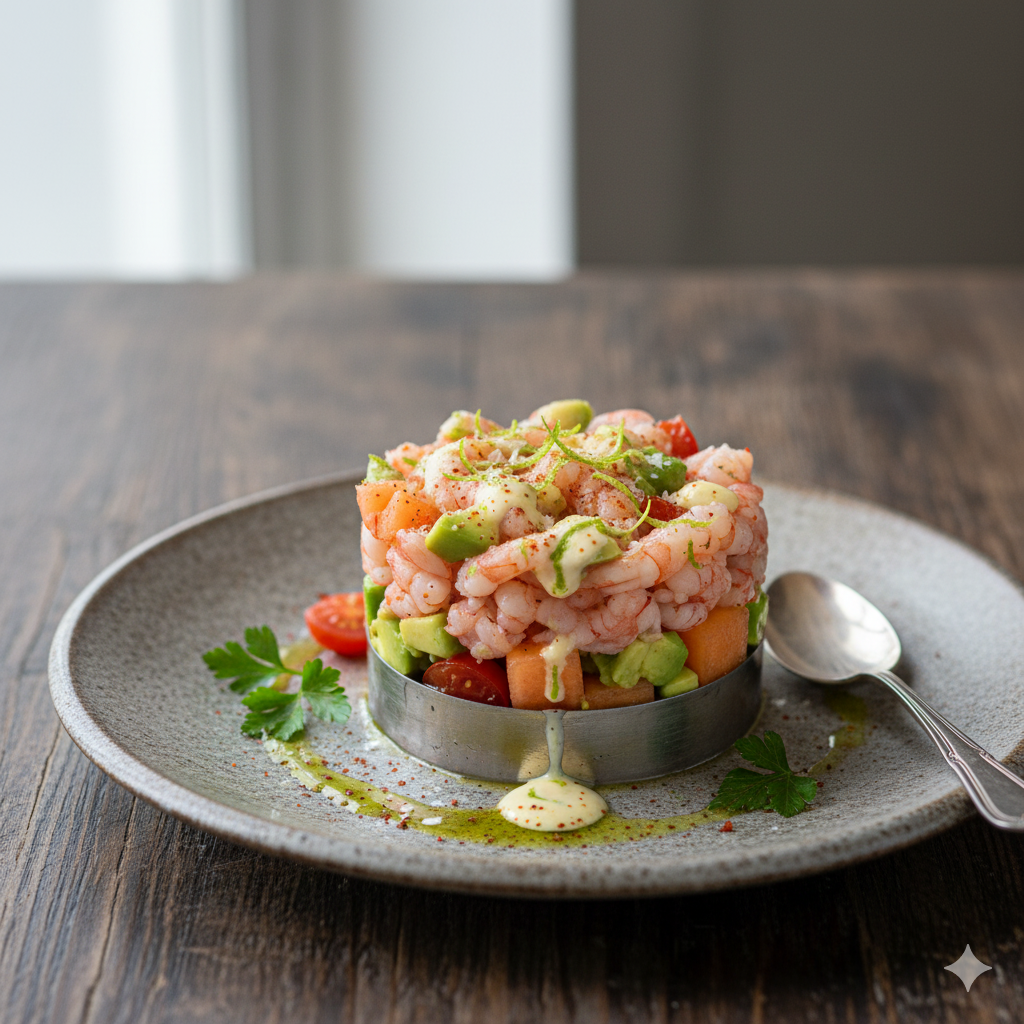 Prawn Tartare with an Exotic Touch | Fresh & Elegant Italian Starter