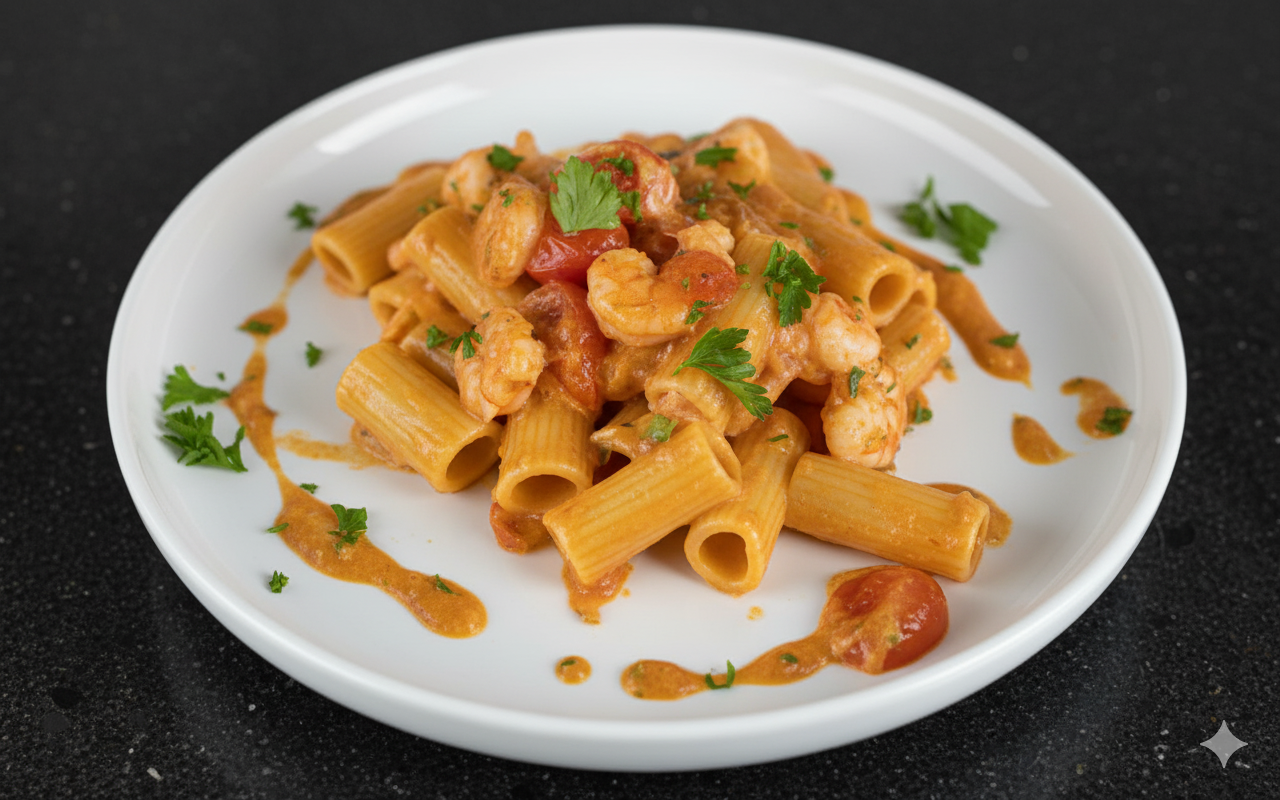 Creamy Prawn Pasta (No Cream) | Bold, Rich Seafood Flavour