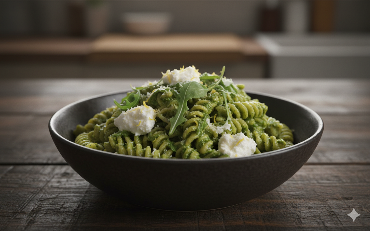 Rocket Pesto Pasta | Fresh, Creamy & Ready in Minutes