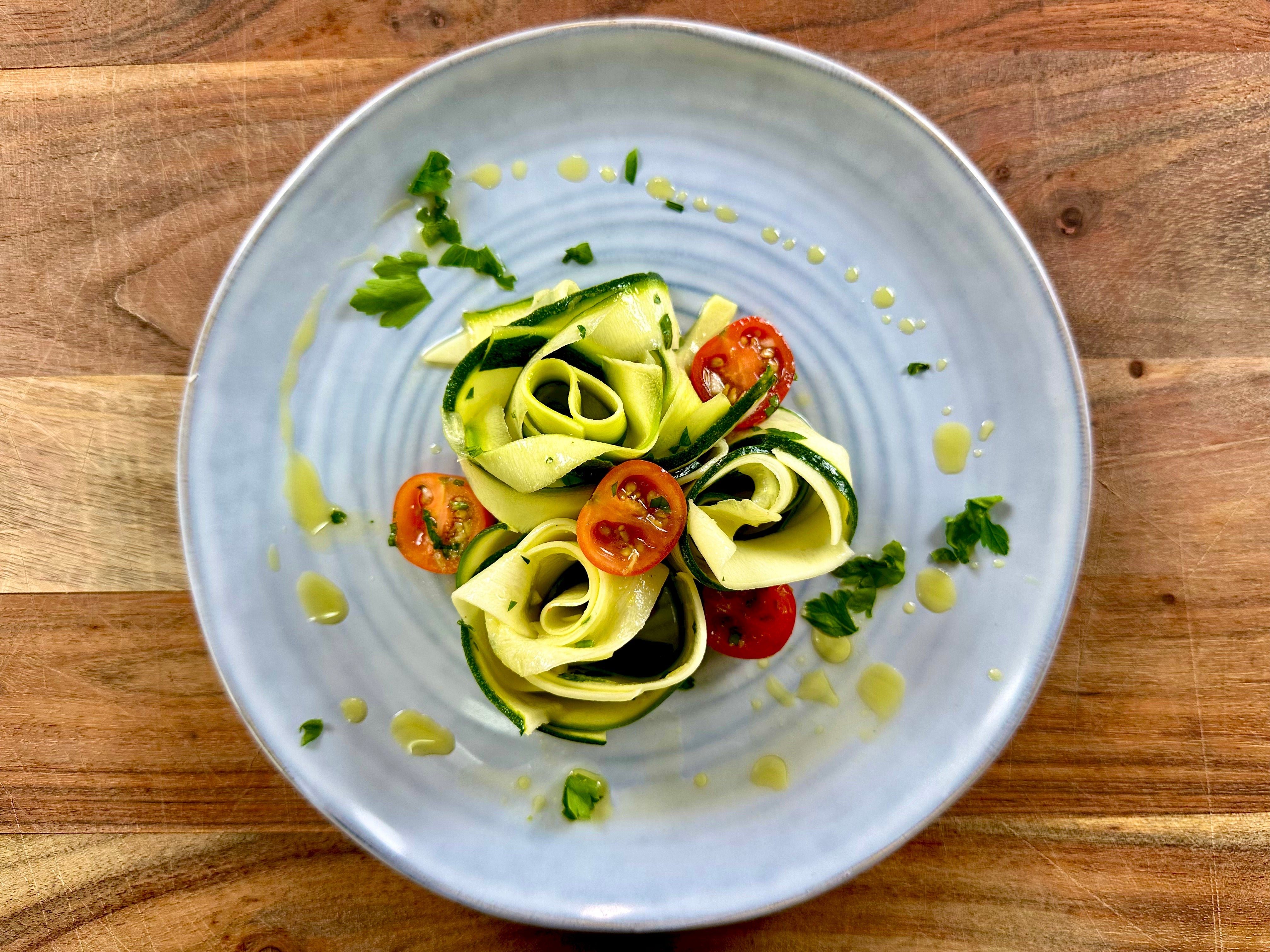Zucchini Salad | Light, Fresh & Ready in 3 Minutes