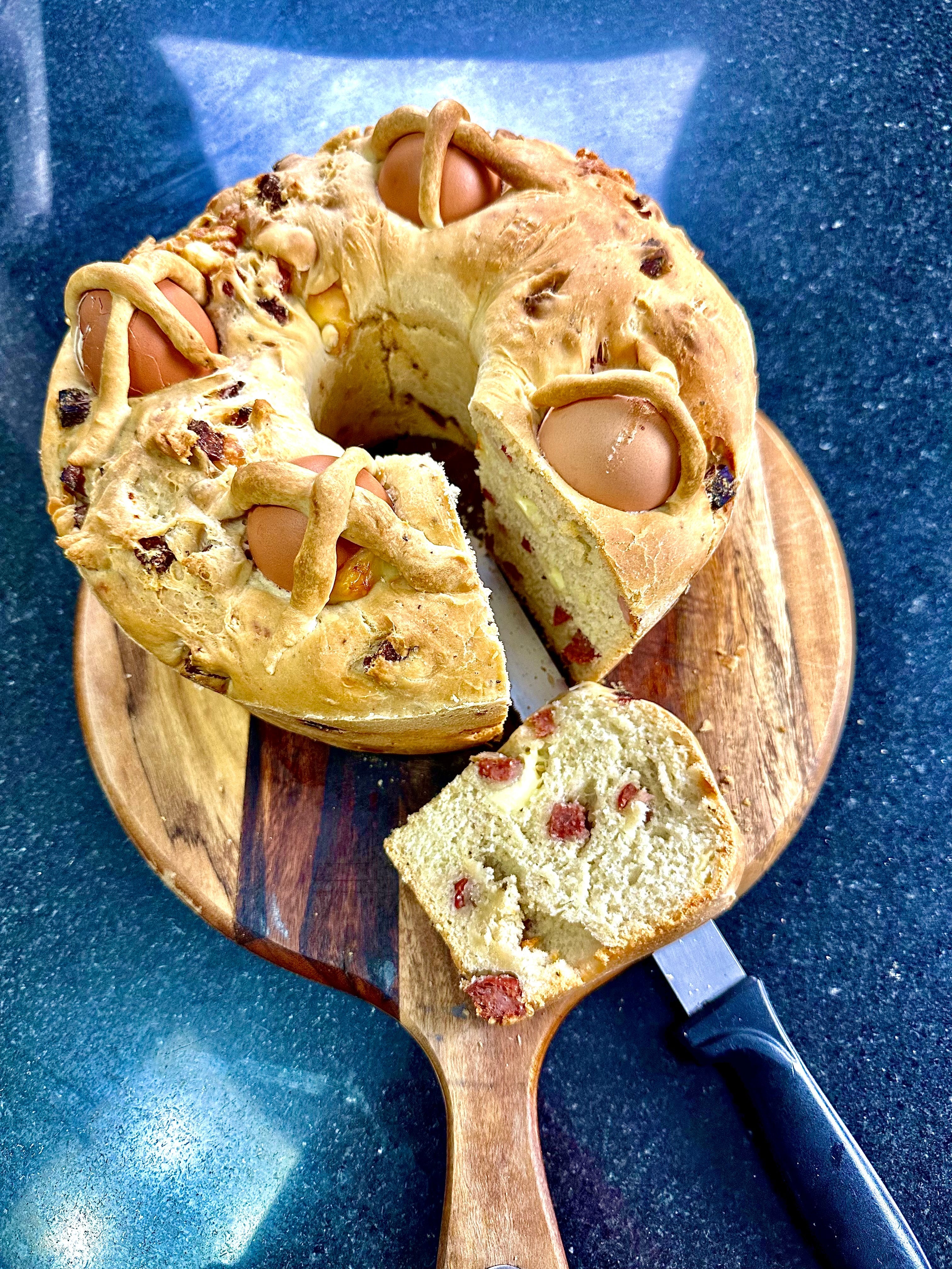 Casatiello Napoletano | Traditional Neapolitan Easter Bread