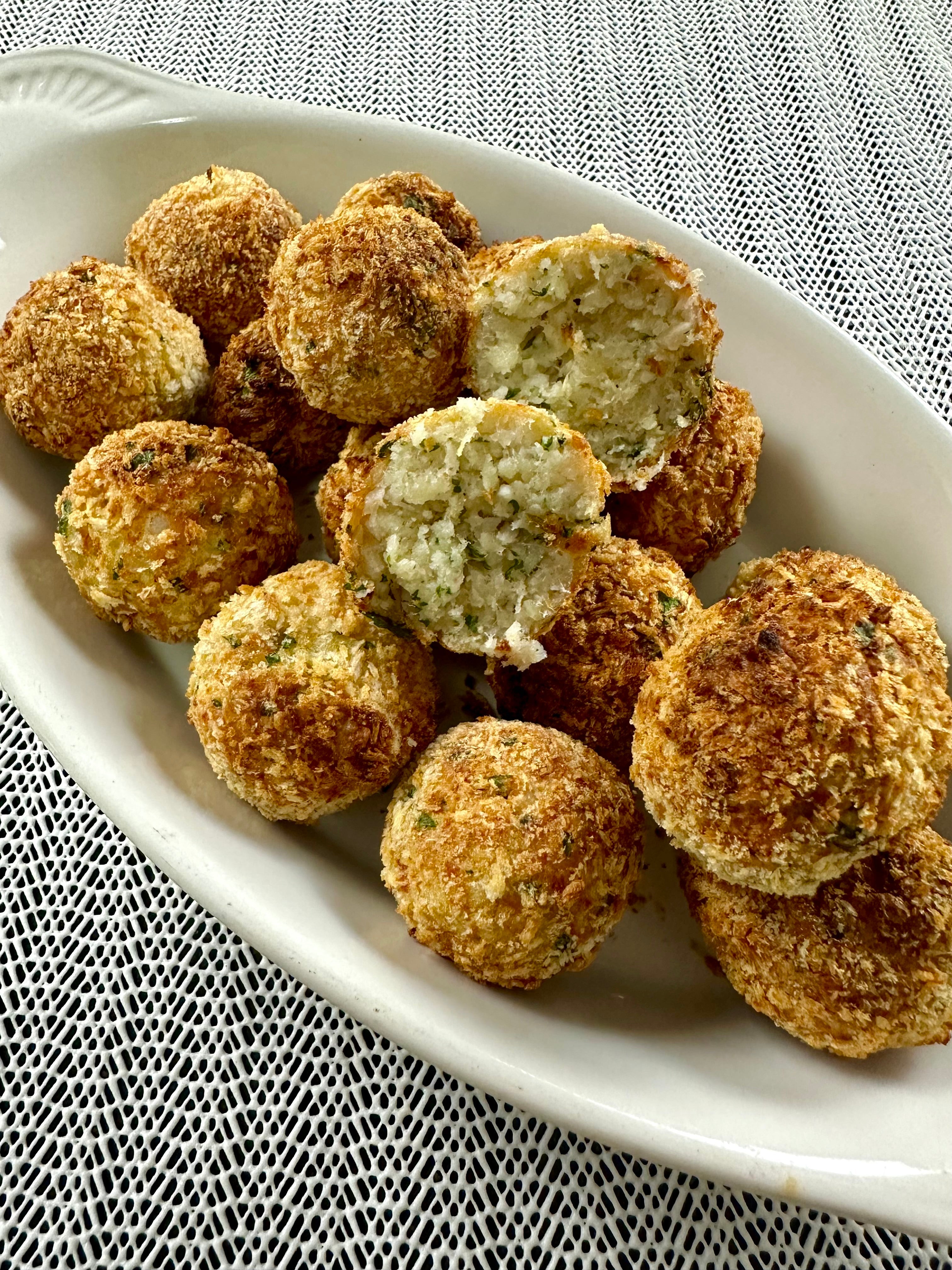 Polpette di Merluzzo | Crispy Cod Fish Balls