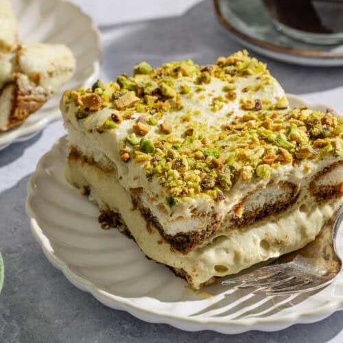 Pistachio Tiramisu | Italian No-Bake Dessert