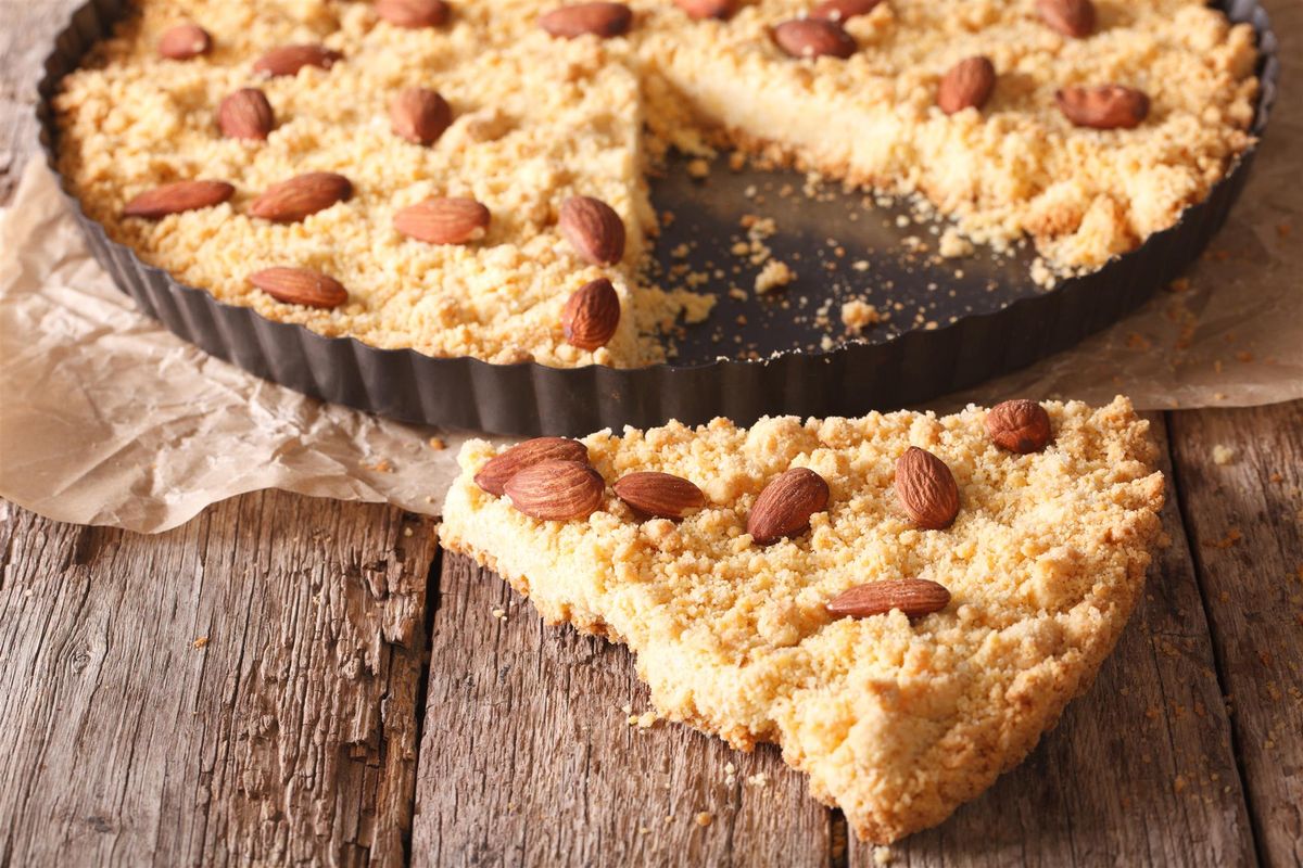 Almond Crumble Cake | Traditional Italian Torta Sbrisolona
