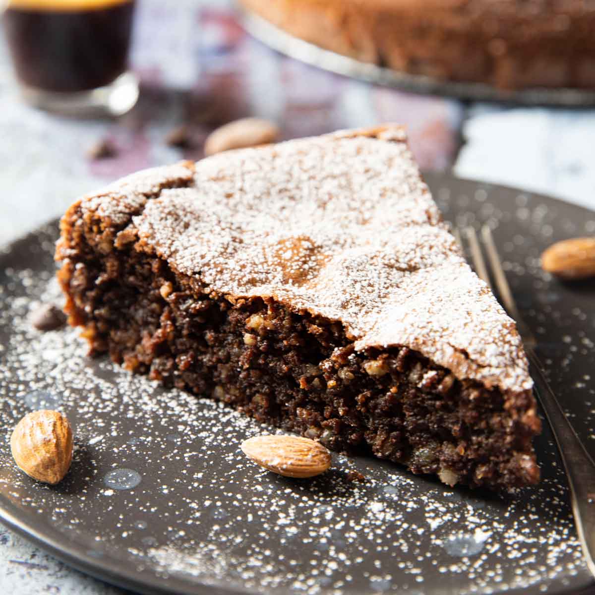 Torta Caprese | Flourless Chocolate & Almond Cake from Capri