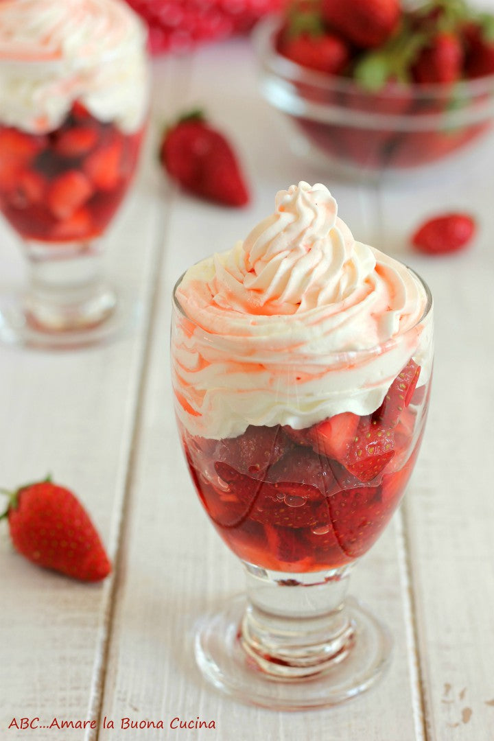 Strawberries with Lemon & Cream | Fresh and Simple Dessert