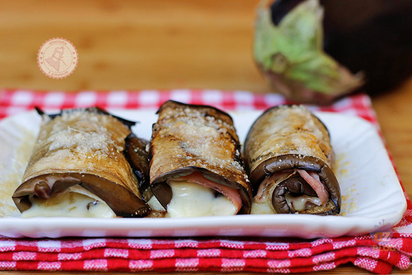 Oven-Baked Eggplant Rolls with Ham & Cheese | Italian Comfort Food