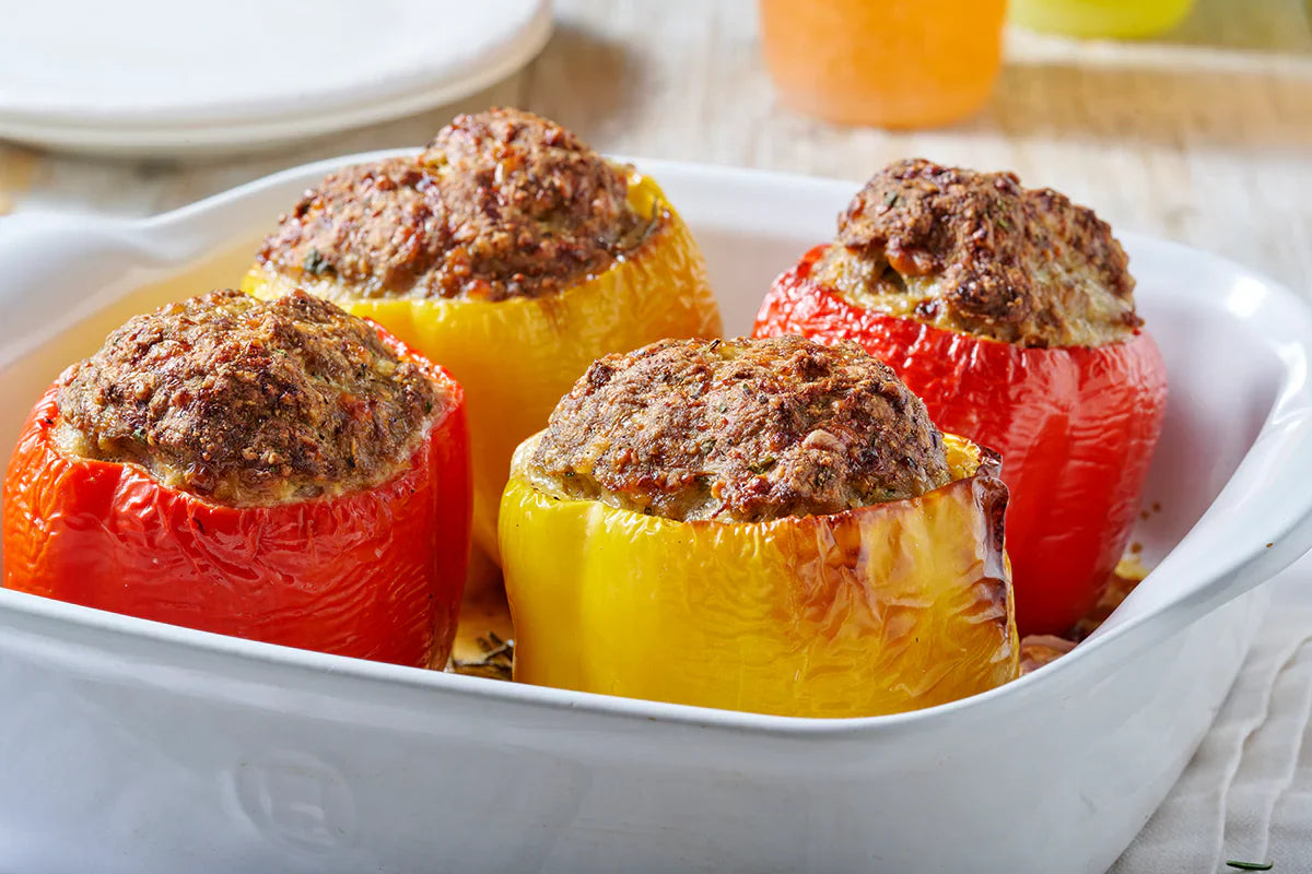 Mediterranean-Style Stuffed Capsicum | Authentic Italian Recipe