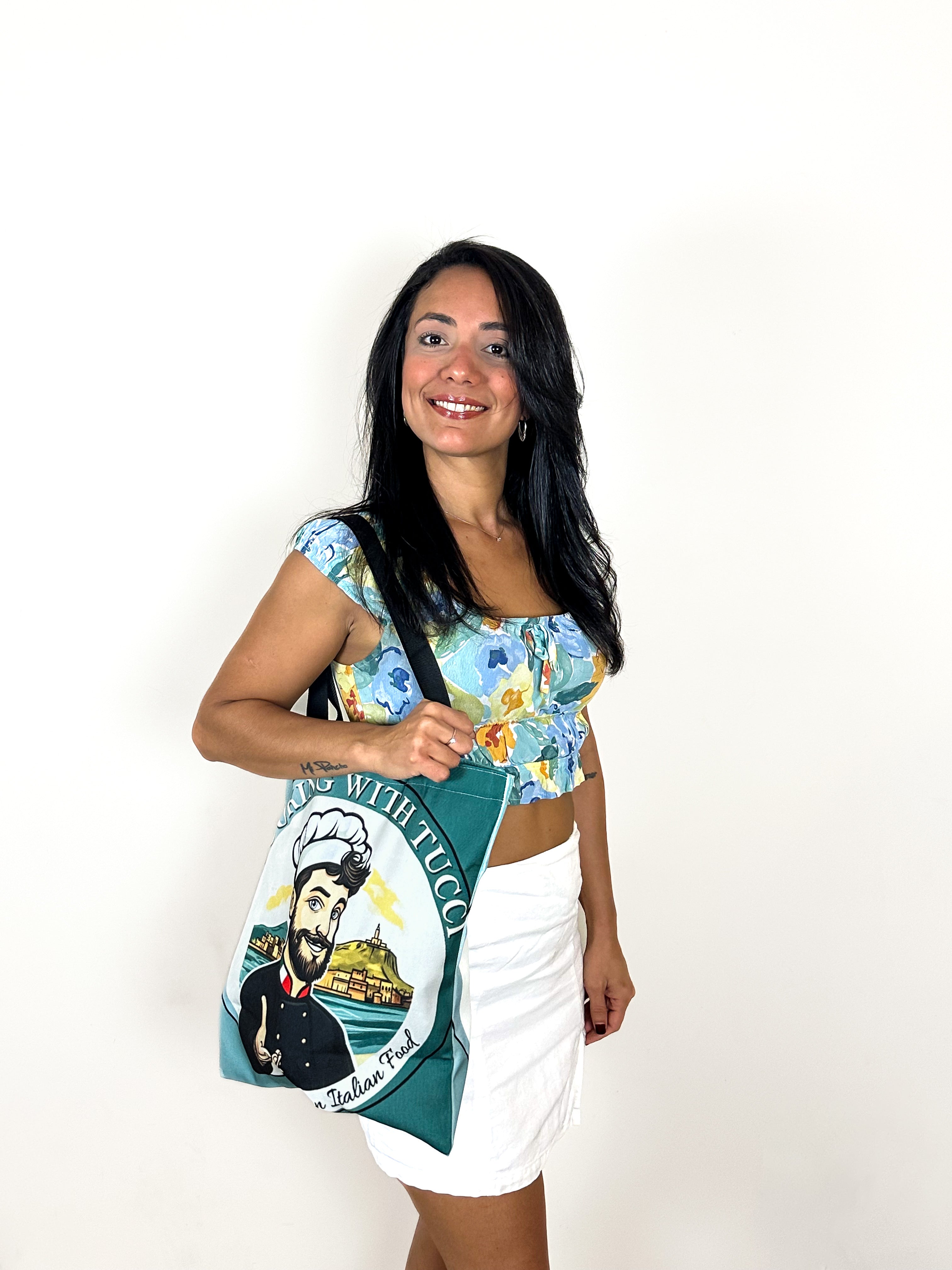 Cooking with Tucci Tote Bag