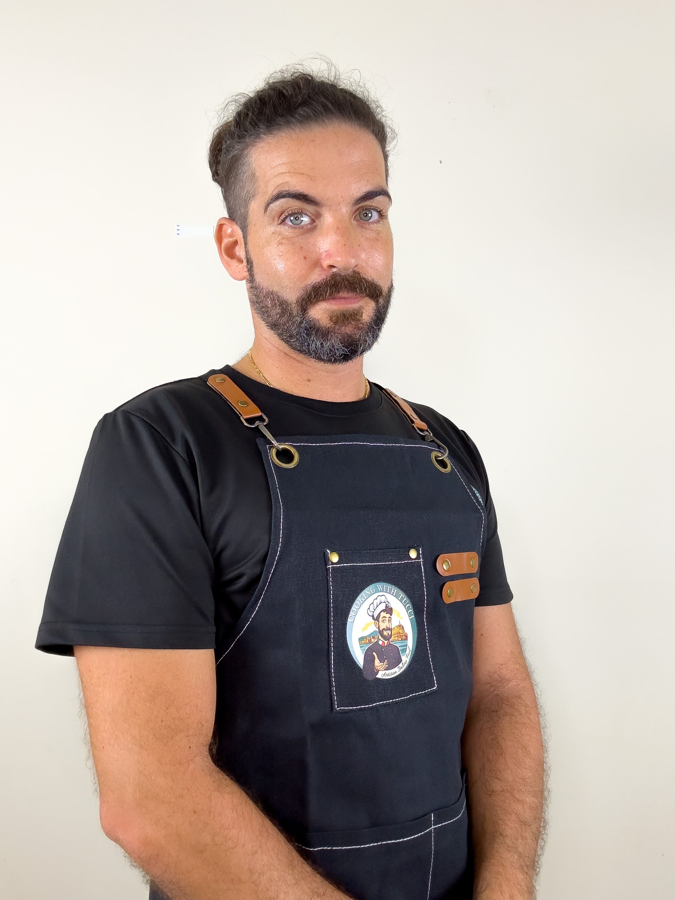 Cooking with Tucci Chef Apron Black