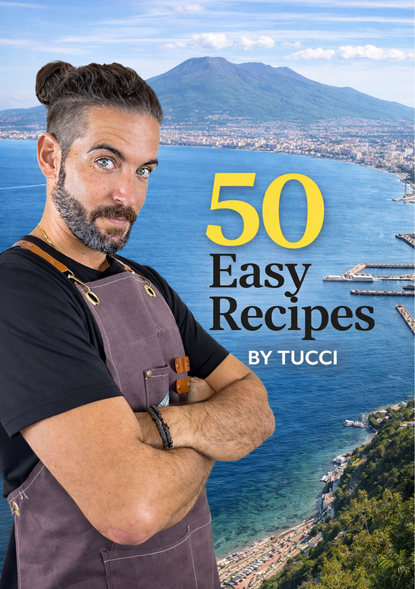 50 Easy Italian Recipes by Tucci | Metric & US Measurements eBook