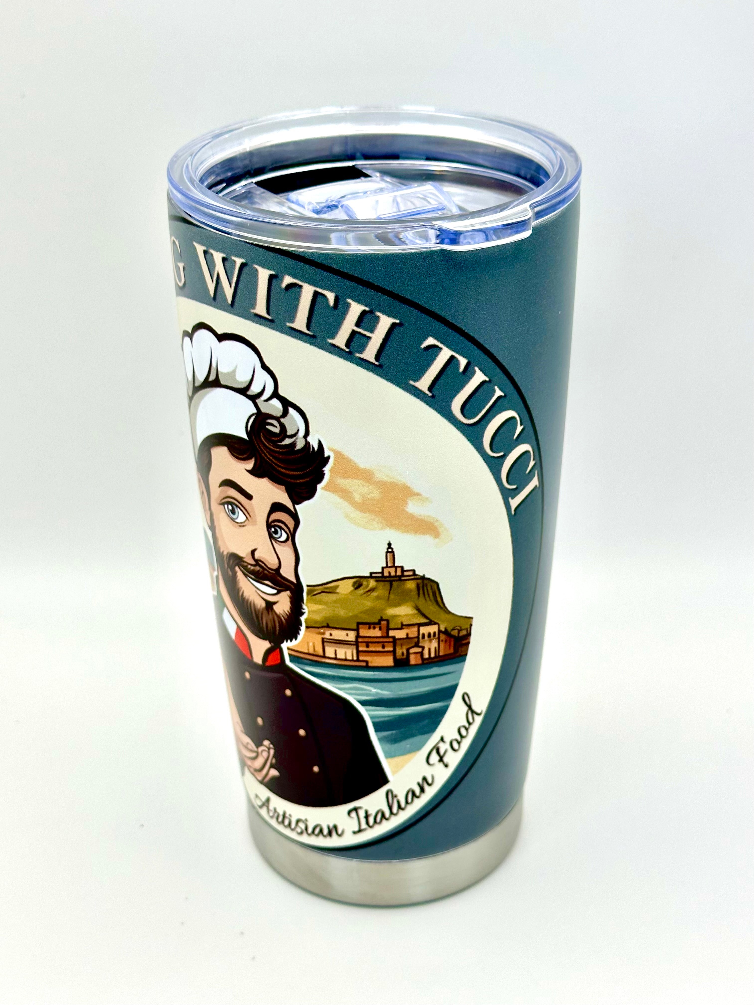 Cooking with Tucci 20oz (600ml)  Insulated Coffee Mug