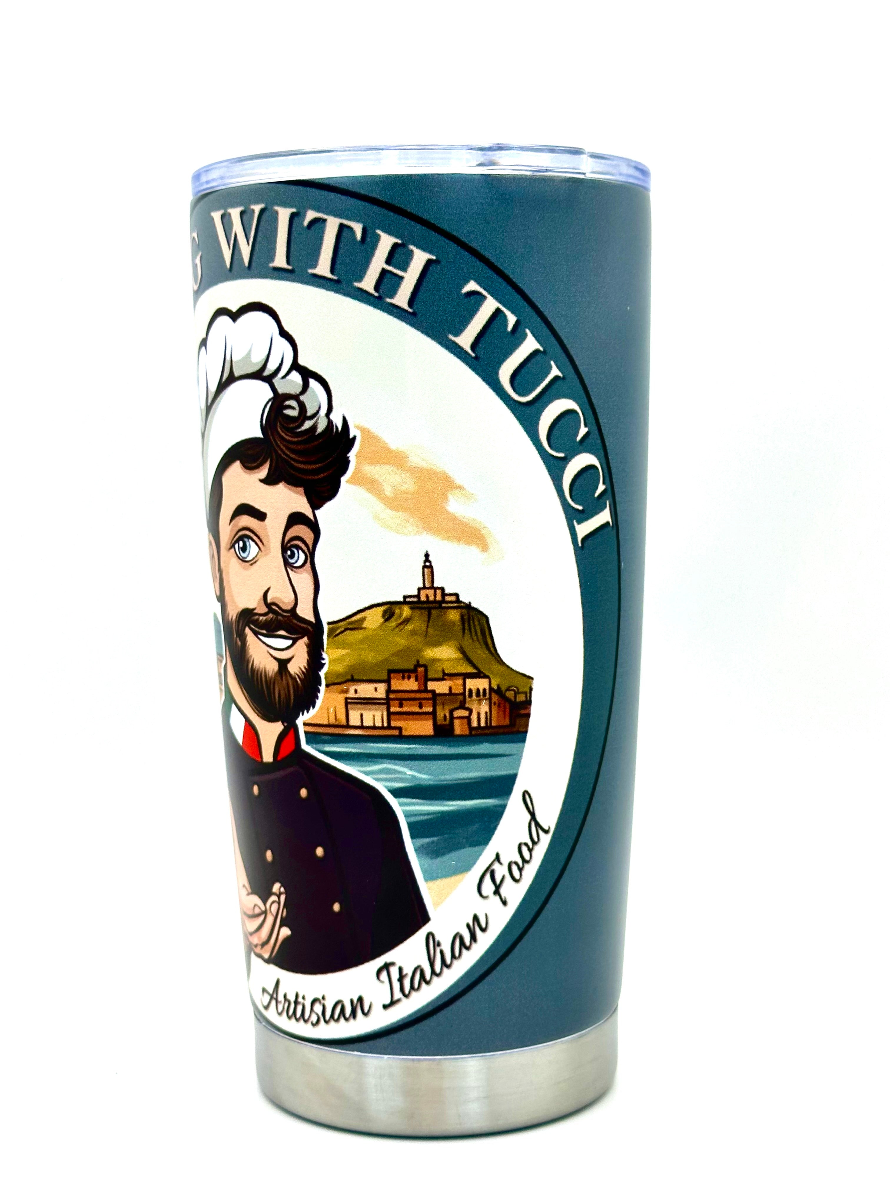 Cooking with Tucci 20oz (600ml)  Insulated Coffee Mug