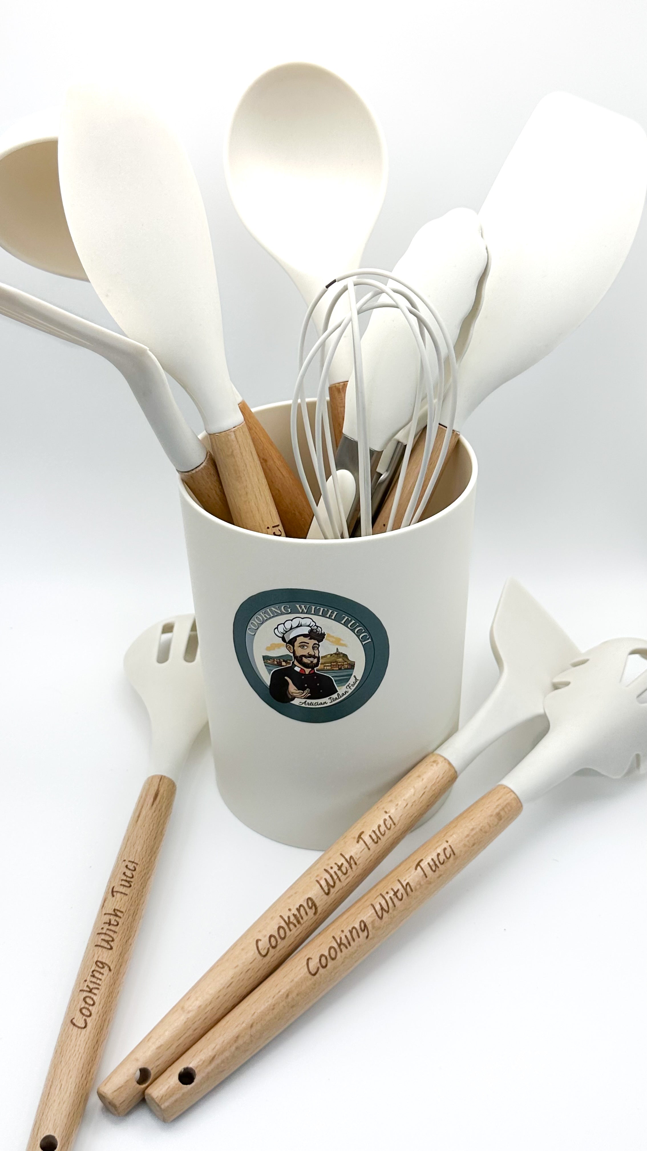 Cooking with Tucci Kitchen Utensil Set