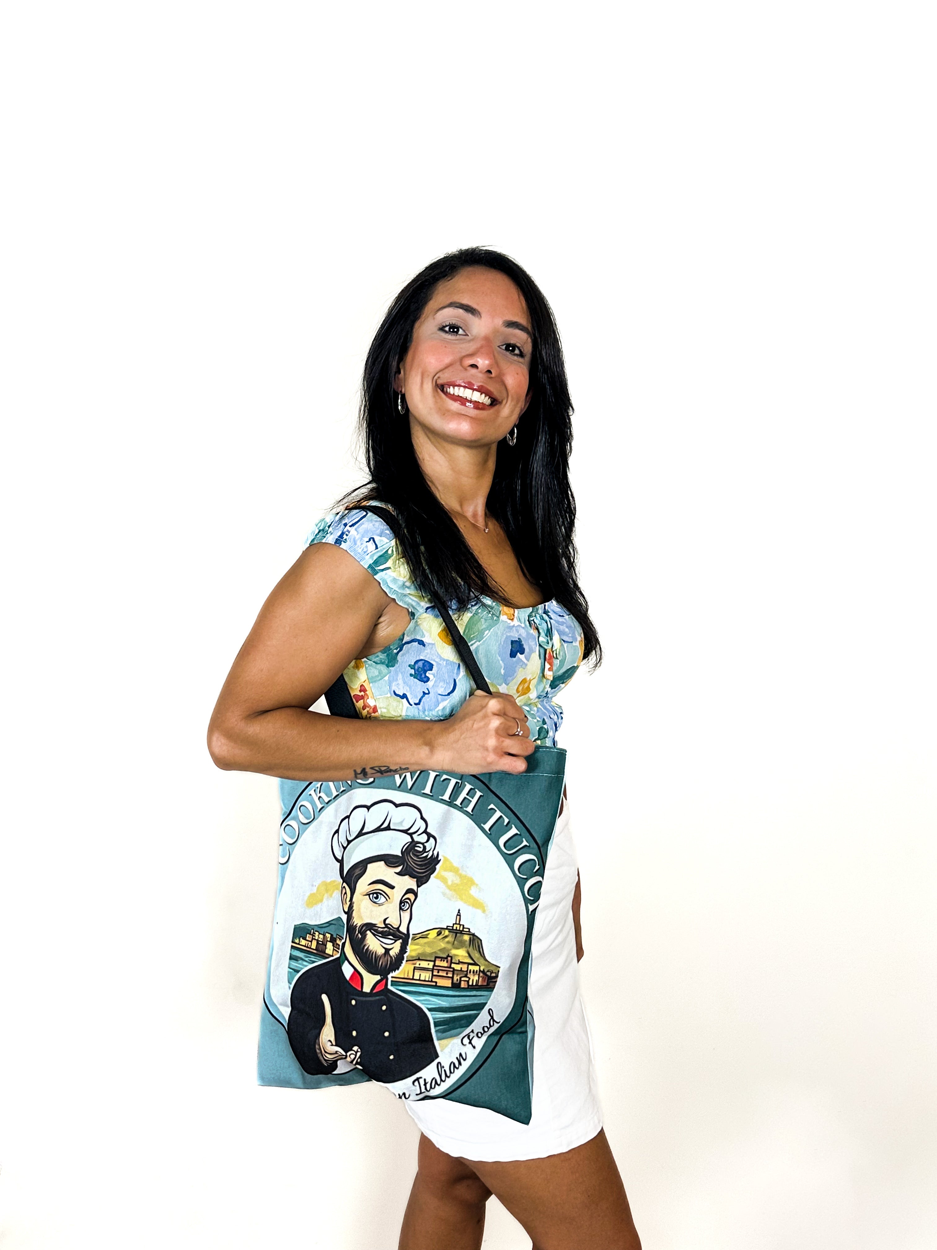 Cooking with Tucci Tote Bag