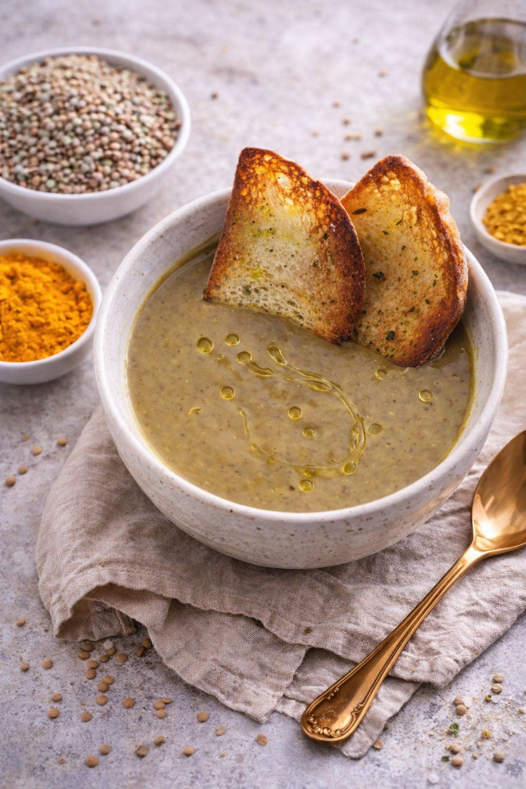 Lentils Creamy Soup