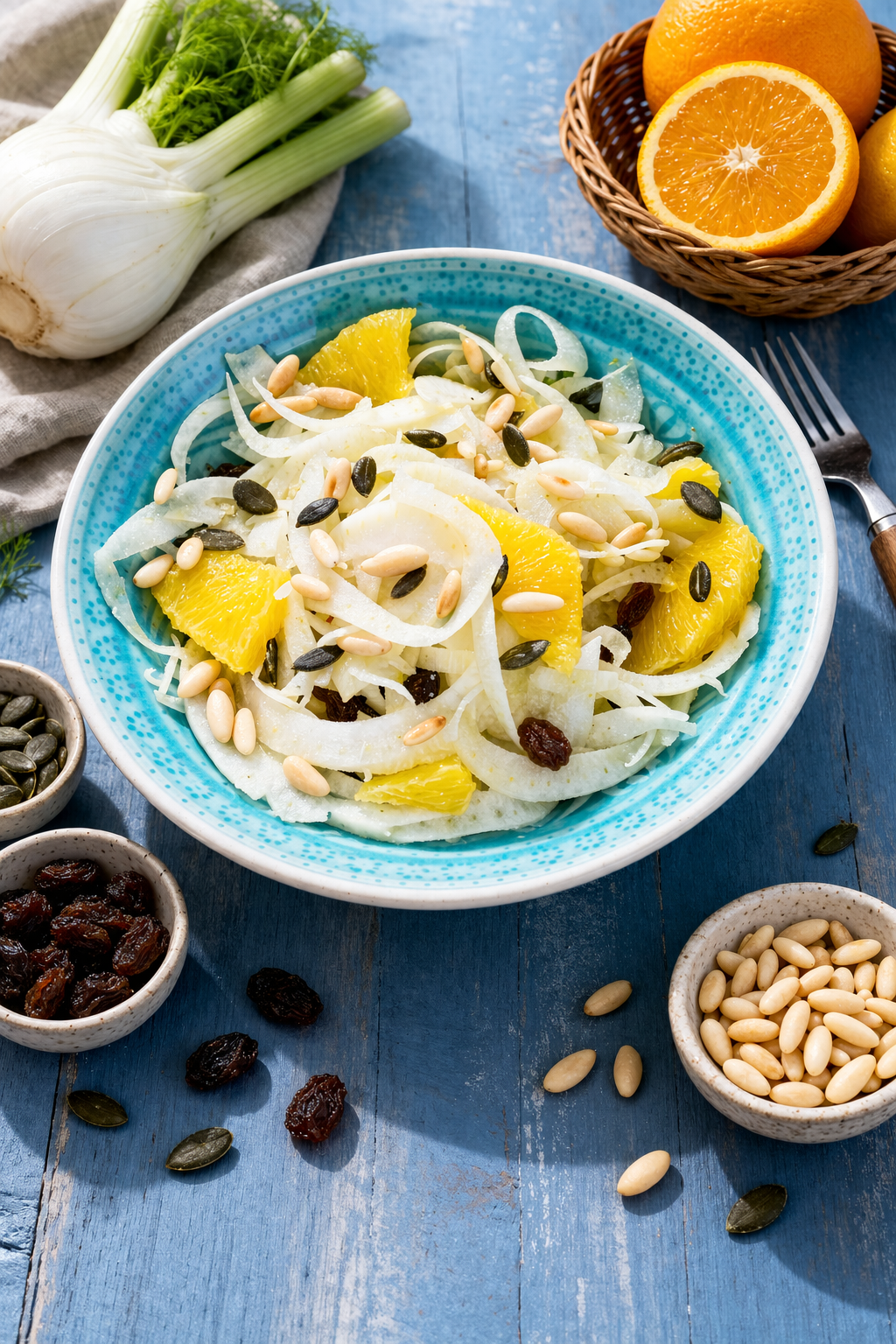 Fennel & Orange Salad ( Vegan )