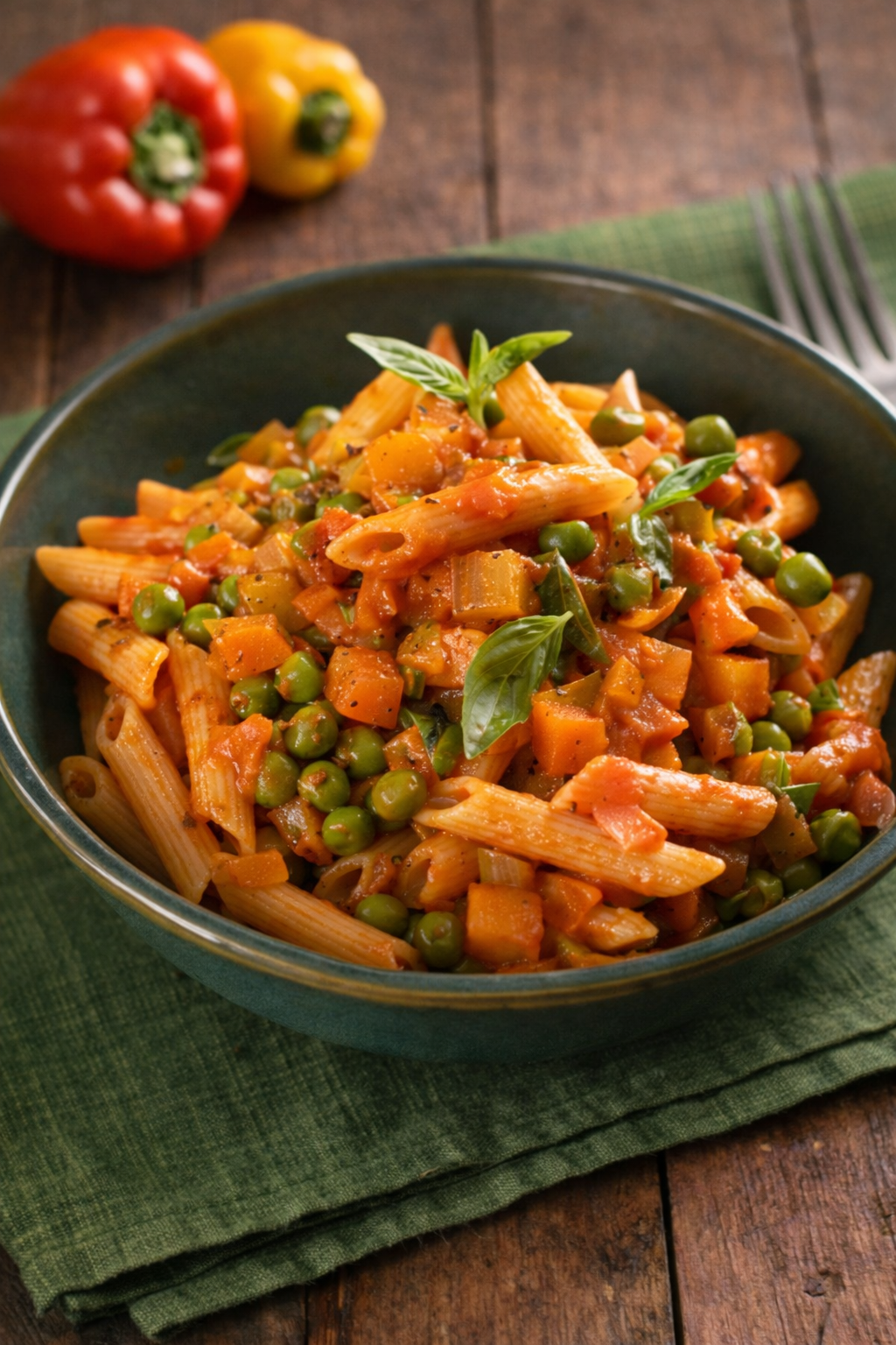 Penne with Vegetable Ragù