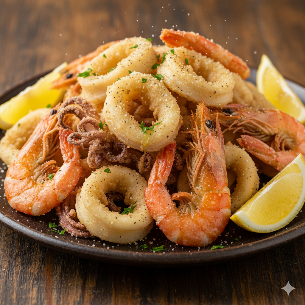 Frittura Mista | Crispy Italian Seafood Fry