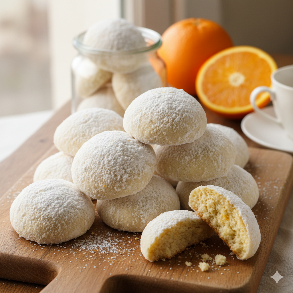 Orange Soft Biscuits | Fragrant Italian Cookies