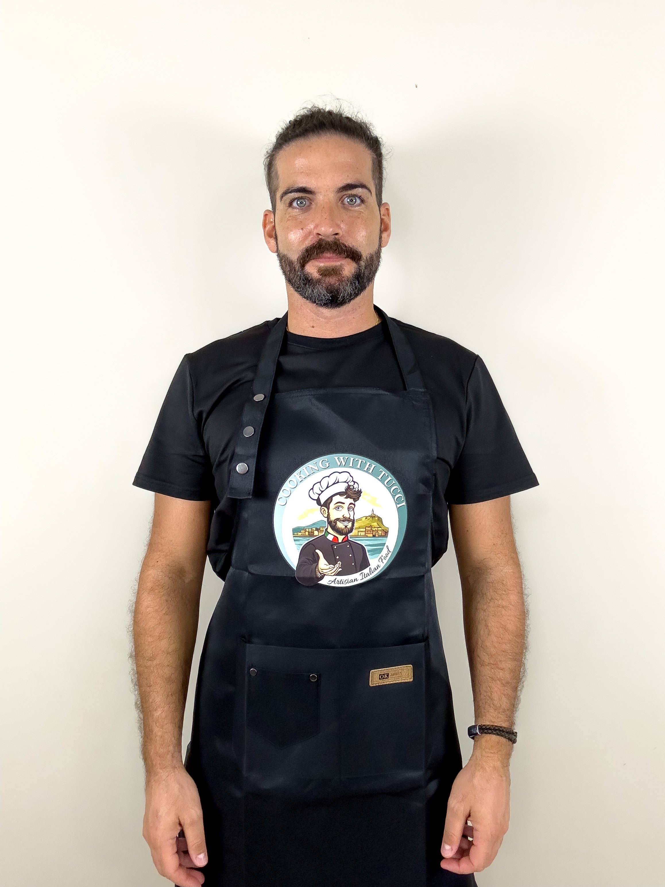 Cooking with Tucci Chef Apron large logo