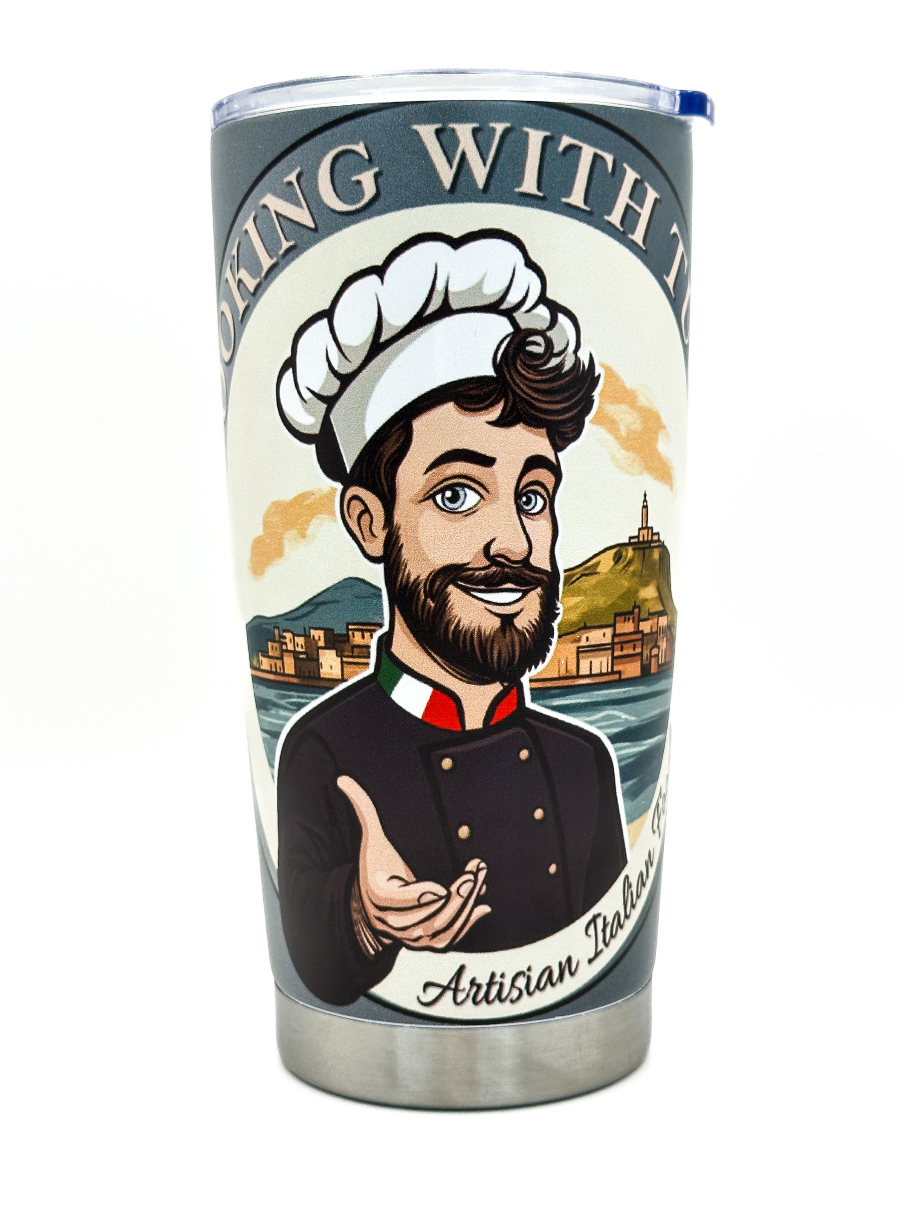 Cooking with Tucci 20oz (600ml)  Insulated Coffee Mug