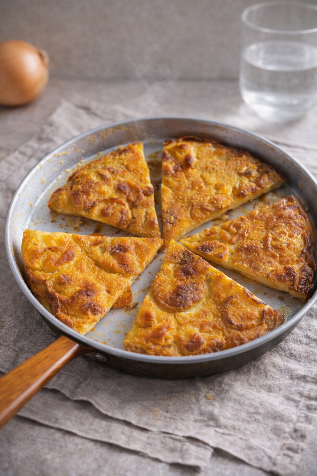 Potato and onoin crispy bake