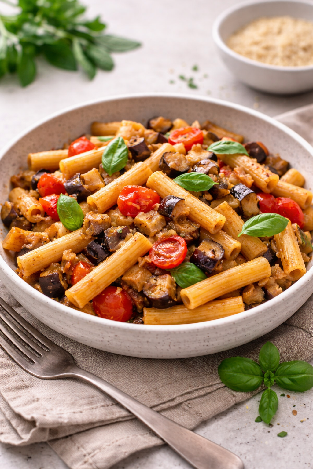 Eggplant Pasta (Vegan )